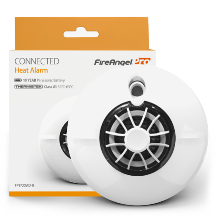 Pro Connected Kitchen Heat Alarm, Battery Powered image